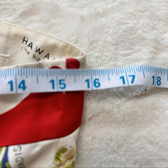 J. Crew Hula Girl Size 4 Dress Strapless Hawaiian Hawaii Beach Scene Aloha - Picture 12 of 15